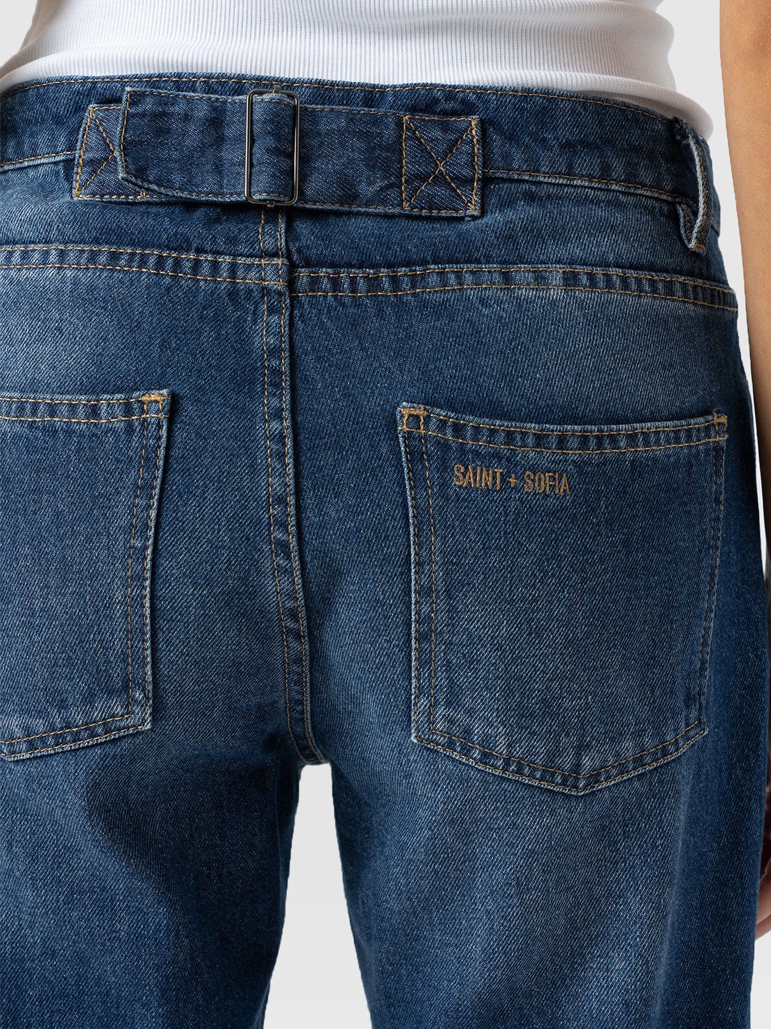 Boyfriend Jeans - Mid Blue